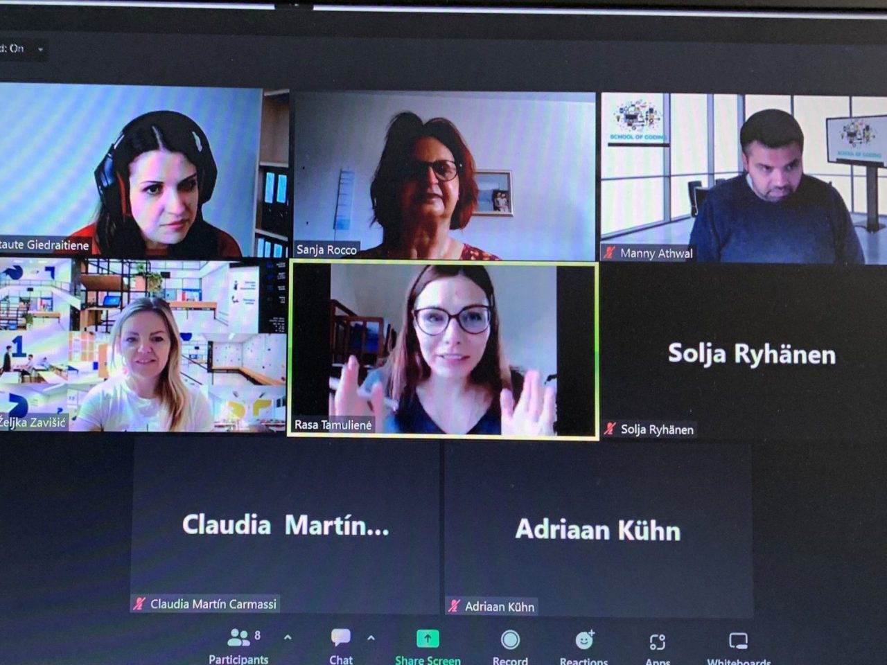 Online meeting of QVS Erasmus project partners