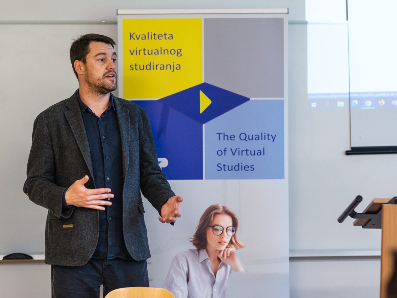 Predstavili smo rezultate Erasmus+ projekta „Quality of Virtual Studies“ / „Kvaliteta virtualnog studiranja“ široj javnosti kao i našim studentima i suradnicima