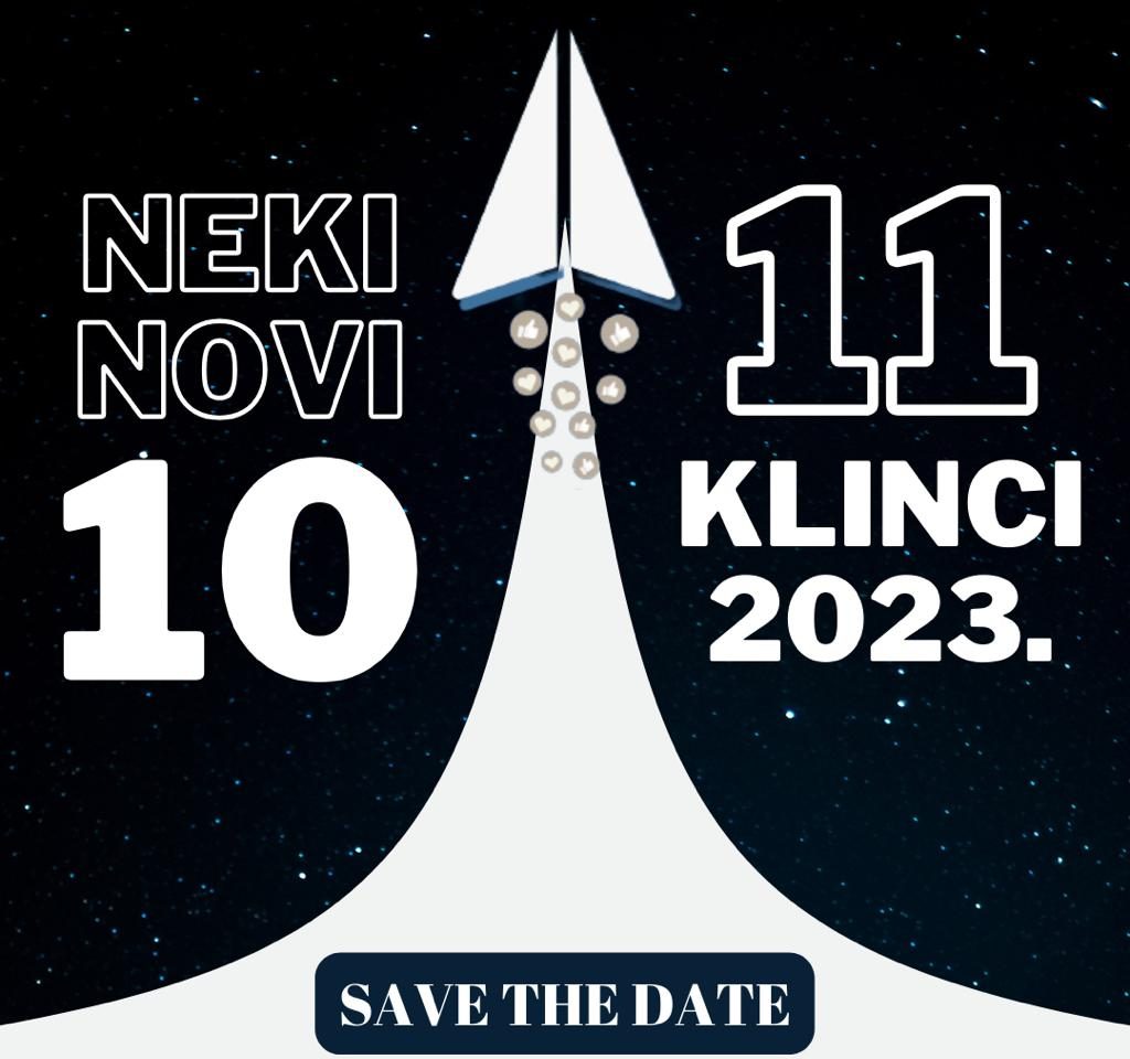 SAVE THE DATE – NEKI NOVI KLINCI 2023: prijavi se!
