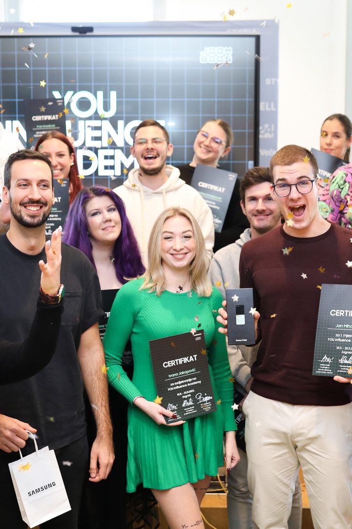 Naše studentice Bianca Gerbec i Sara Medić sudjelovale na YOU Influence Academy