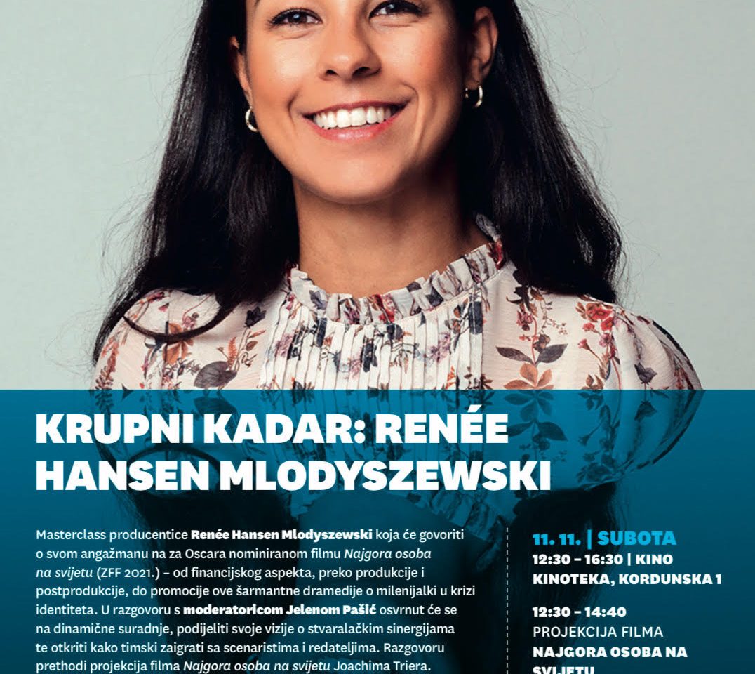 Masterclass Krupni kadar s Renée Hansen Mlodyszewski