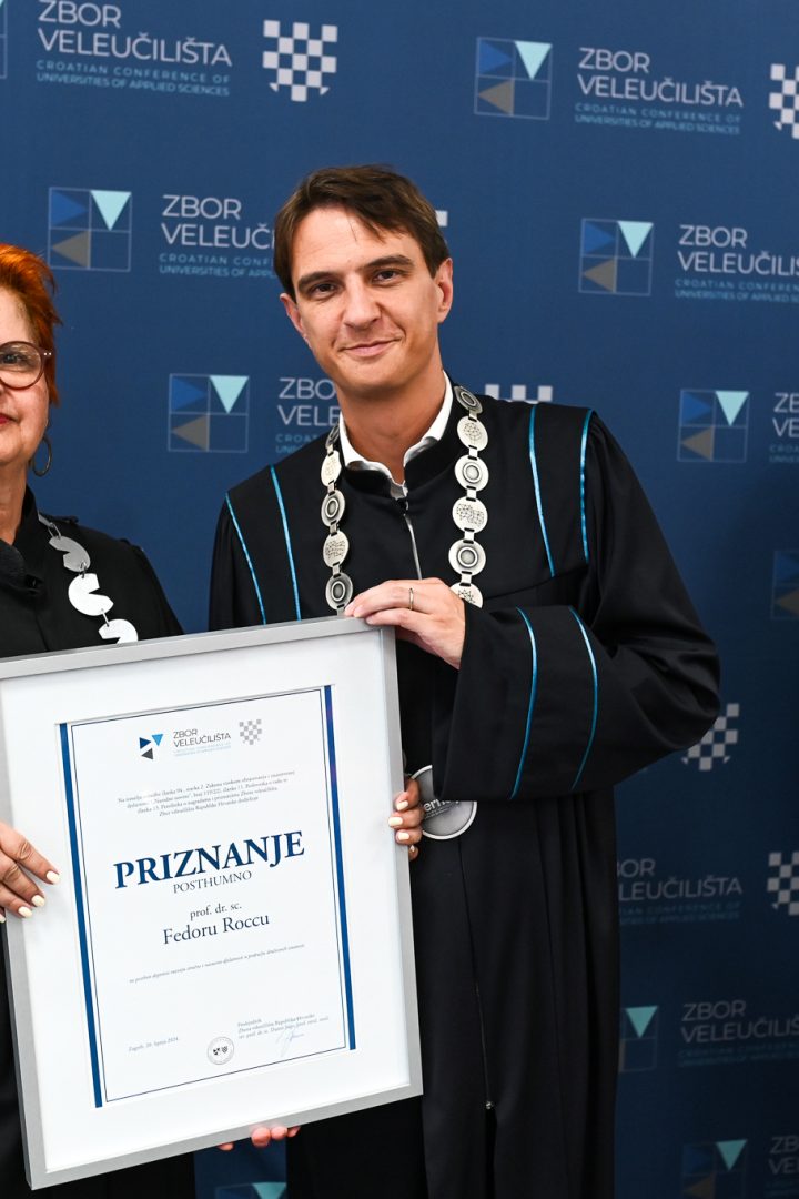 Posthumno dodijeljeno priznanje prof. dr. sc. Fedoru Roccu, prof. emeritusu za doprinos razvoju stručne i nastavne djelatnosti