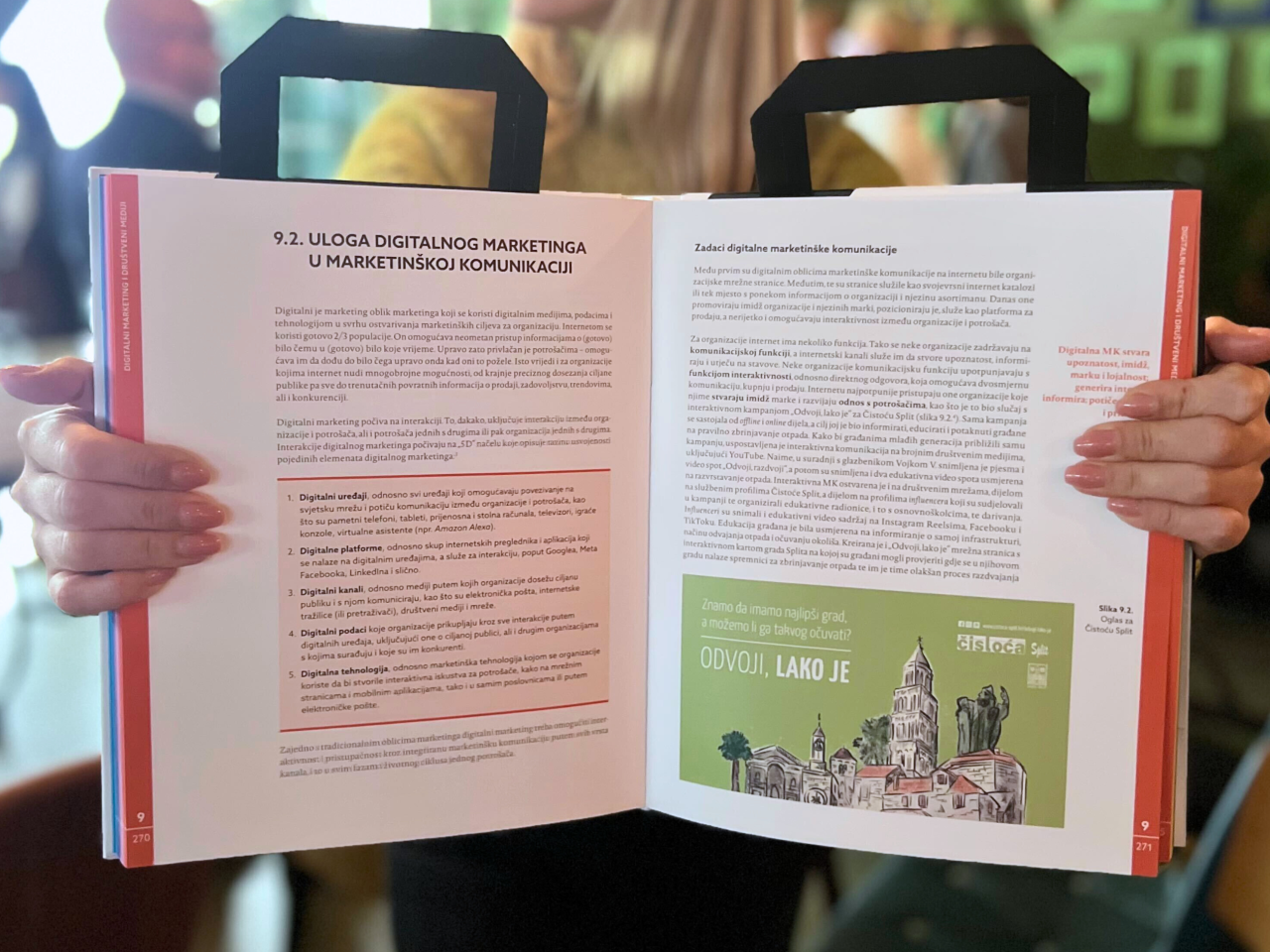 Projekt Odvoji, lako je, agencije CTA komunikacije i našeg vanjskog nastavnika Gordana Turkovića, uvršten je u udžbenik Marketinška komunikacija