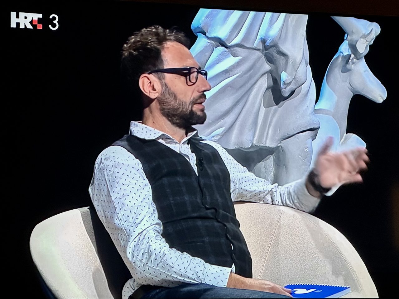 Naš prof. Marko Baus gostovao u emisiji Klub čitatelja na HRT